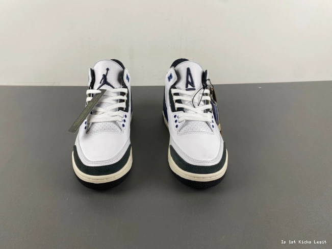 A Air Jordan 3 Blue SP Maniere x Diffused Ma OG HV8571-100 0717